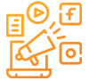 Diversas ferramentas de marketing