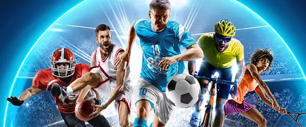Uma gama diversificada de esportes